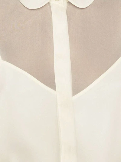 Shop Gucci Women's White Silk Blouse