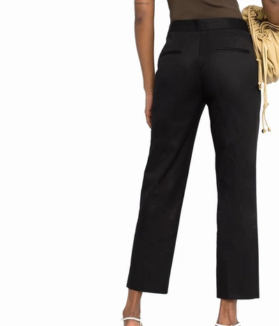 Shop Jil Sander Women's Black Cotton Pants