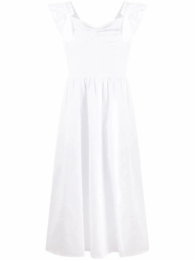 Shop Michael Kors Women's White Cotton Dress