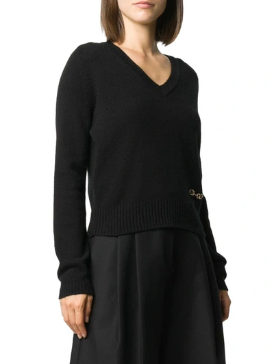 Shop Gucci Women's Black Cashmere Sweater