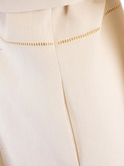 Shop Fendi Women's White Other Materials Coat