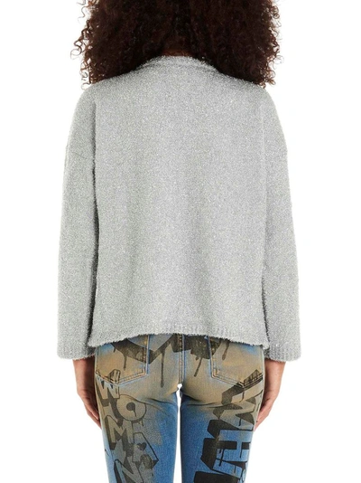 Shop Off-white Women's Silver Polyamide Sweater