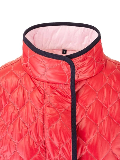 Shop Fay Women's Red Polyester Down Jacket