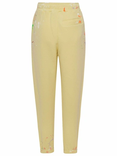 Shop Palm Angels Women's Yellow Cotton Joggers