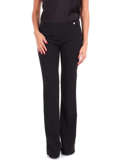 Shop Versace Collection Women's Black Polyester Pants