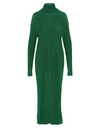 Shop Balenciaga Women's Green Other Materials Dress