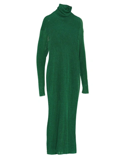 Shop Balenciaga Women's Green Other Materials Dress