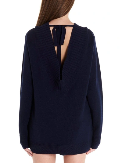 Shop Chloé Women's Blue Cashmere Sweater