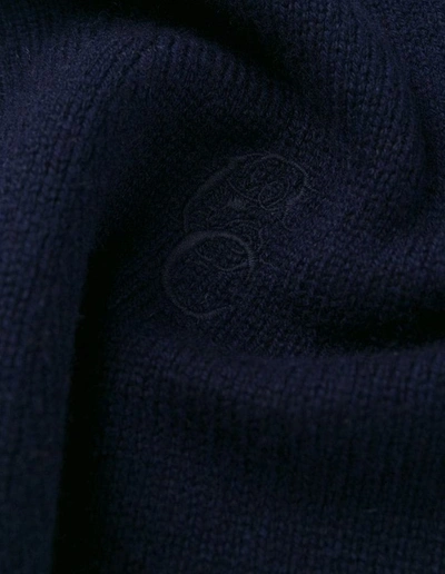 Shop Chloé Women's Blue Cashmere Sweater