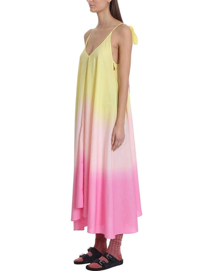 Shop Alanui Women's Yellow Cotton Dress