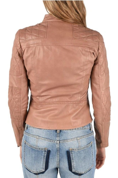 Shop Gucci Pink Outerwear Jacket