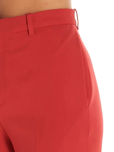 Shop Balenciaga Women's Red Polyester Pants