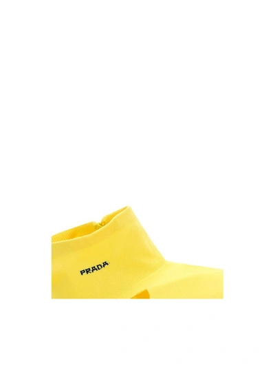 Shop Prada Women's Yellow Other Materials Sweater