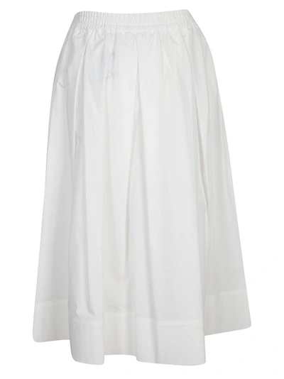 Shop Fay Women's White Cotton Skirt