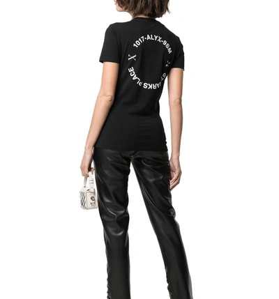 Shop Alyx Women's Black Cotton T-shirt