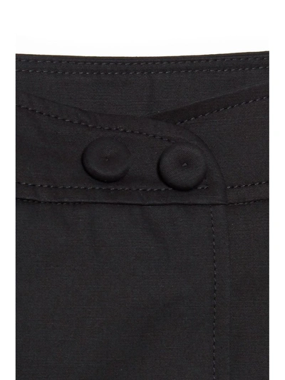 Shop Moschino Women's Black Cotton Skirt