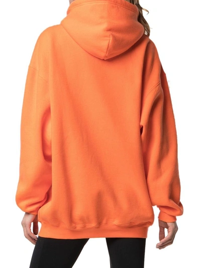 Shop Balenciaga Women's Orange Cotton Sweatshirt