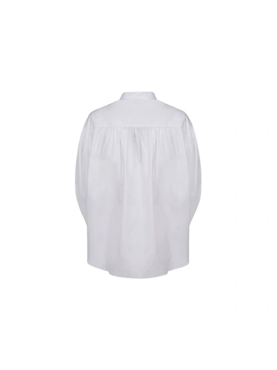 Shop Alexander Mcqueen Women's White Other Materials Shirt