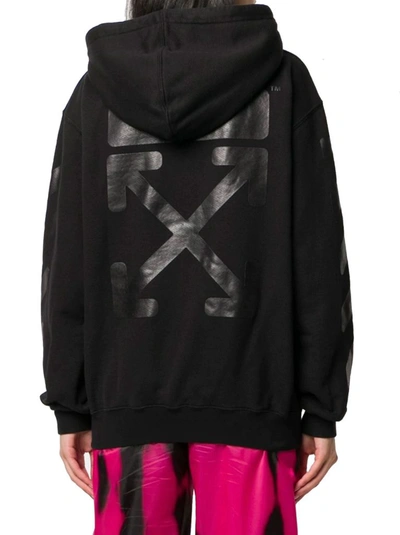 Shop Off-white Women's Black Cotton Sweatshirt