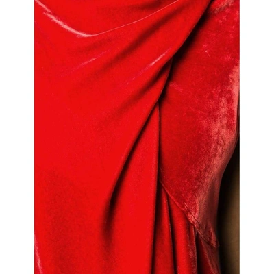 Shop Rick Owens Women's Red Viscose Dress