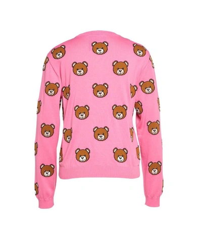 Shop Moschino Women's Pink Other Materials Sweater