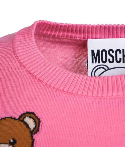 Shop Moschino Women's Pink Other Materials Sweater