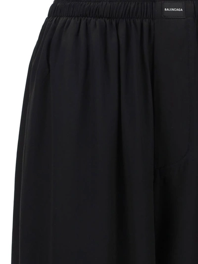 Shop Balenciaga Women's Black Other Materials Pants