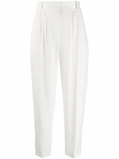 Shop Alexander Mcqueen Women's White Viscose Pants