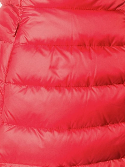 Shop Moncler Women's Red Polyamide Down Jacket