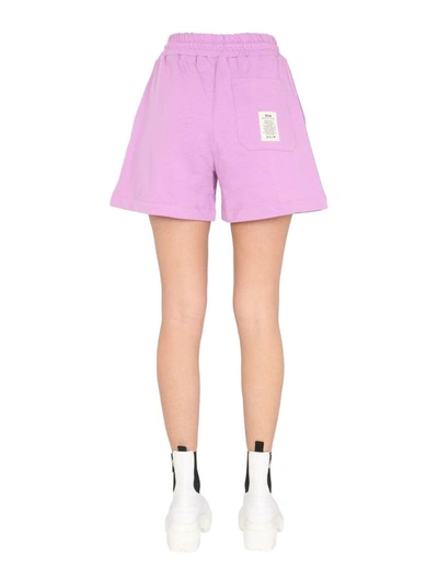 Shop Msgm Women's Pink Other Materials Shorts