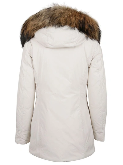 Woolrich Ivory Polyester Luxury Arctic Down Jacket In White