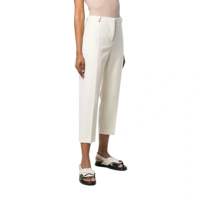 Shop Marni Women's White Wool Pants