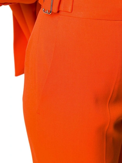 Shop Attico The  Women's Orange Wool Pants