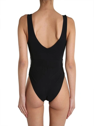 Shop Tory Burch Women's Black Polyester One-piece Suit