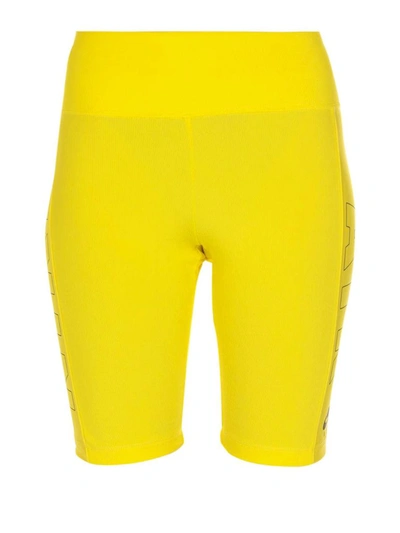 Shop Nike Women's Yellow Polyester Shorts