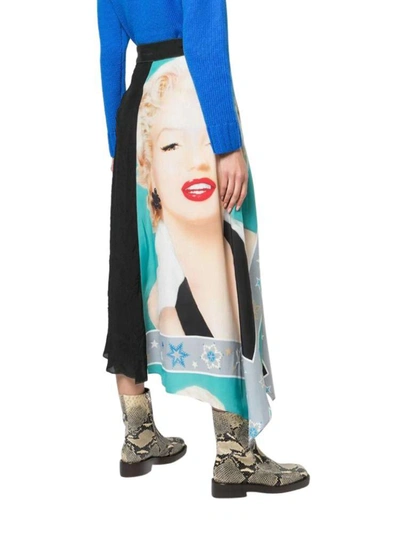 Shop Loewe Women's Multicolor Viscose Skirt