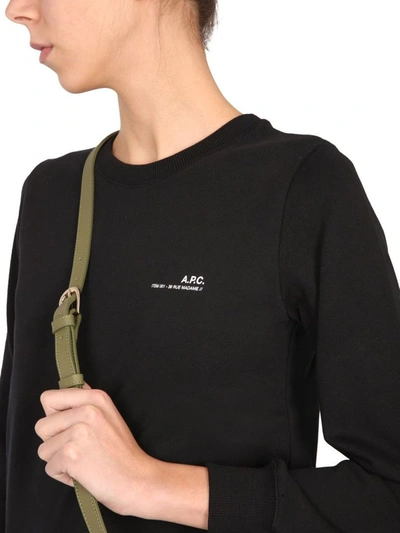 Shop Apc A.p.c. Women's Black Other Materials Sweatshirt
