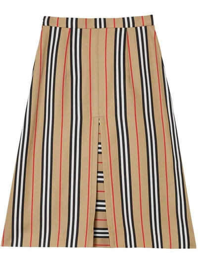 Shop Burberry Beige Skirt