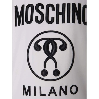 Shop Moschino Women's White Cotton Dress