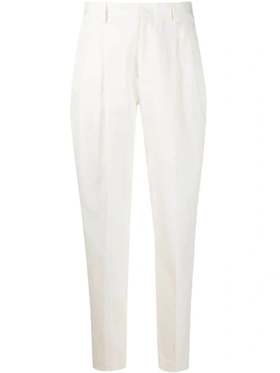 Shop Red Valentino Women's White Cotton Pants