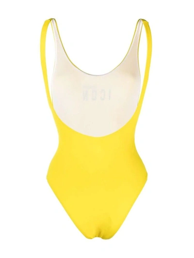 Shop Dsquared2 Women's Yellow Polyester One-piece Suit