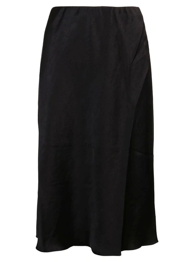 Shop Nanushka Women's Black Acetate Skirt