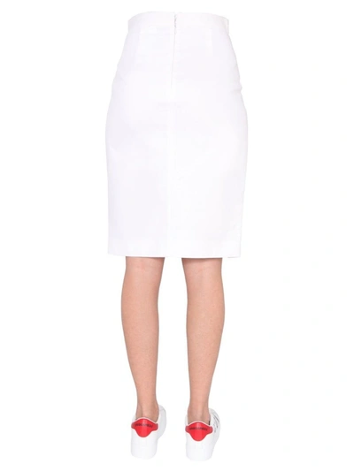 Shop Dsquared2 Women's White Other Materials Skirt