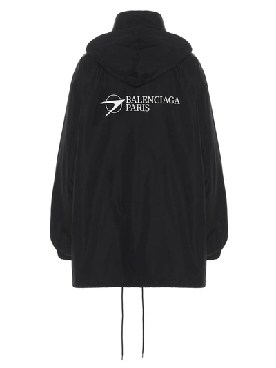 Shop Balenciaga Women's Black Polyamide Outerwear Jacket
