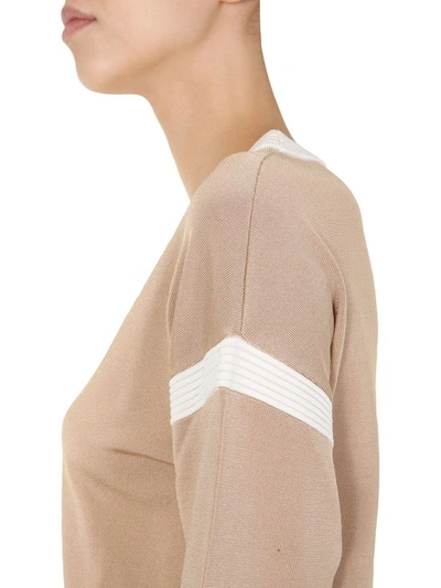 Shop Boutique Moschino Women's Beige Viscose Jumper