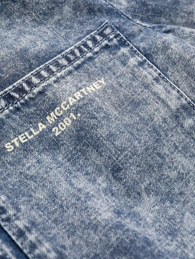 Shop Stella Mccartney Women's Light Blue Cotton Jumpsuit