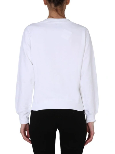 Shop Moschino Women's White Other Materials Sweatshirt