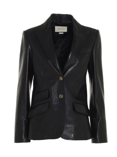 Shop Gucci Women's Black Jacket