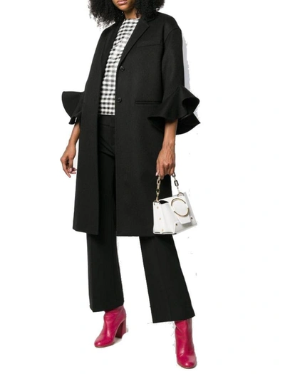 Shop Valentino Women's Black Wool Coat