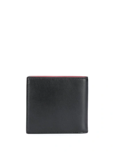 Shop Alexander Mcqueen Men's Black Leather Wallet